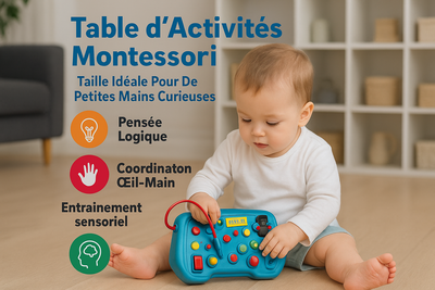 Tablette d’Éveil Montessori (2–6 ans) – Développement Sensoriel et Coordination Main-Œil