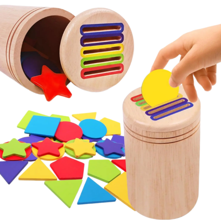 Jouet d'apprentissage en bois (2-5ans)