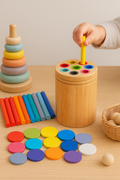 Jouet d'apprentissage en bois (2-5ans)