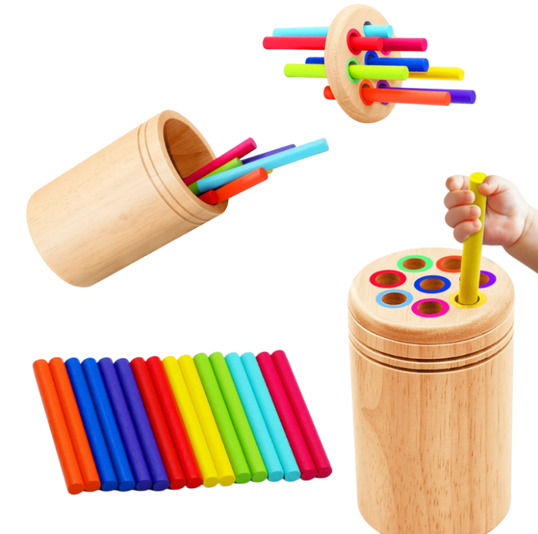 Jouet d'apprentissage en bois (2-5ans)