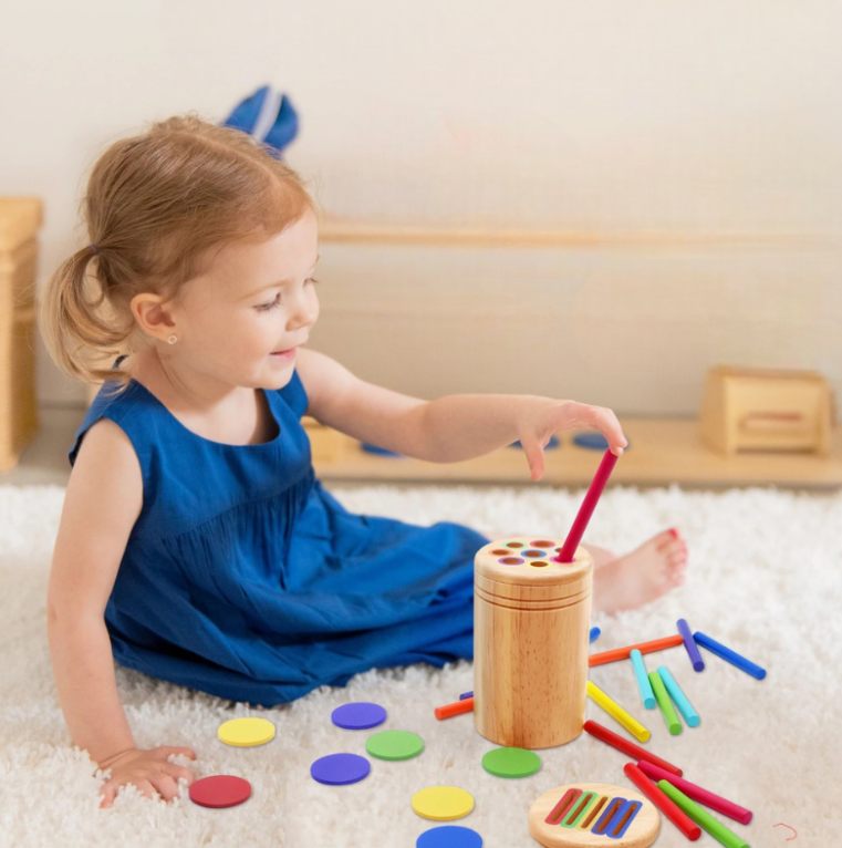 Jouet d'apprentissage en bois (2-5ans)