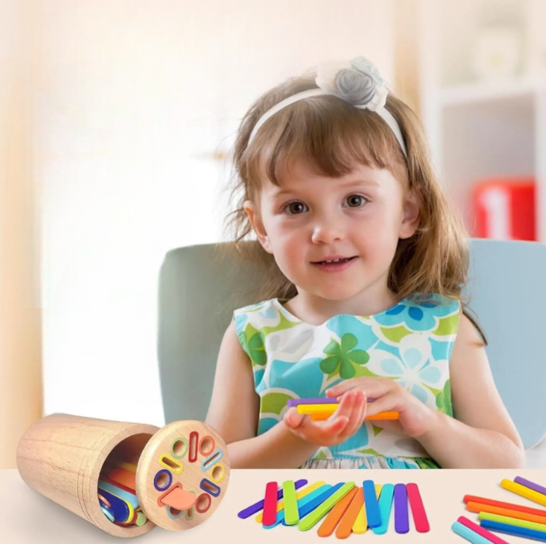 Jouet d'apprentissage en bois (2-5ans)